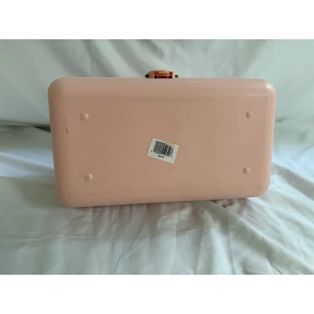 Vintage 90s Pink Caboodles Makeup Jewelry Carrying Case #2425 Organizer Y2K